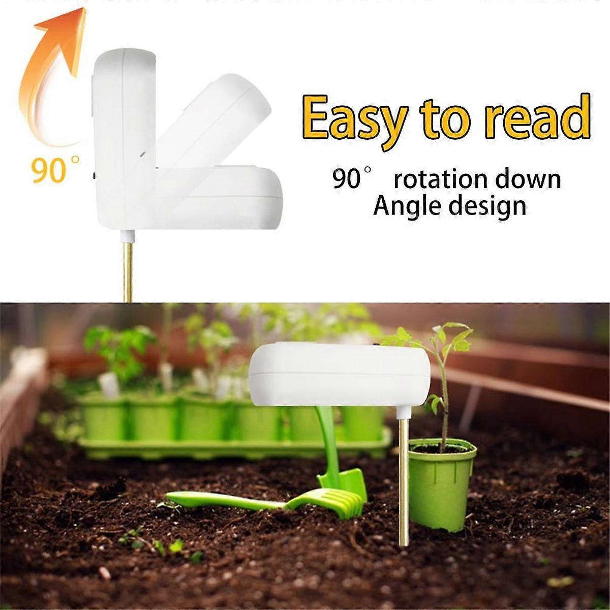 4 in 1 Soil Moisture Meter PH Tester Humidity Light Nutrient Meter for Plant Cultivation Garden Too