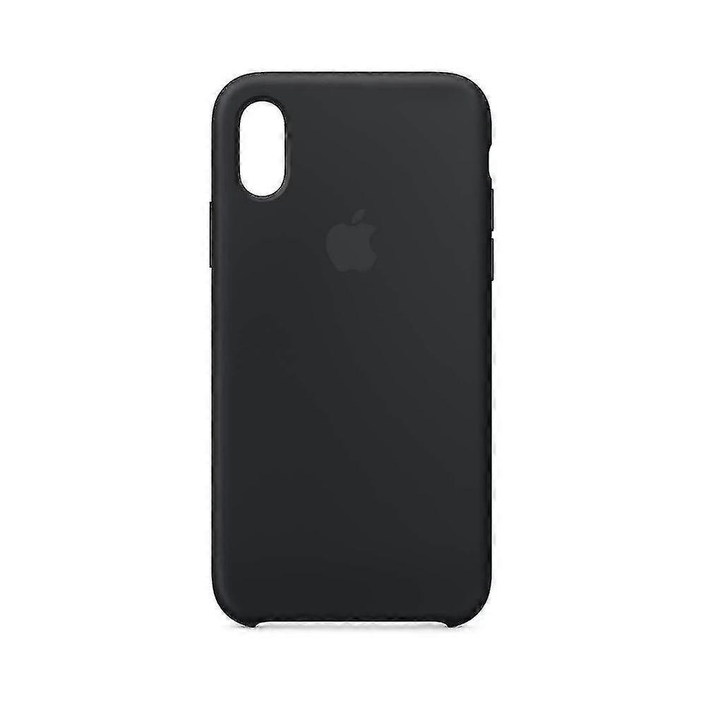 Coque iPhone XS APPLE en silicone noir