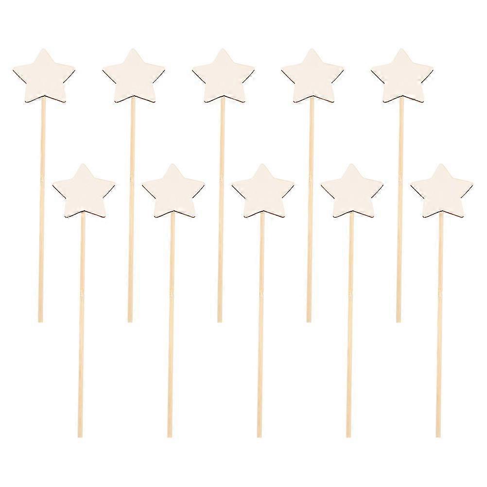 10 Stück Kinder Lernspielzeug Holz Zauberstab Machen Sie Ihre Prinzessin Zauberstab Stern Fee Zauberstab Stern Prinzessin Stäbe Z