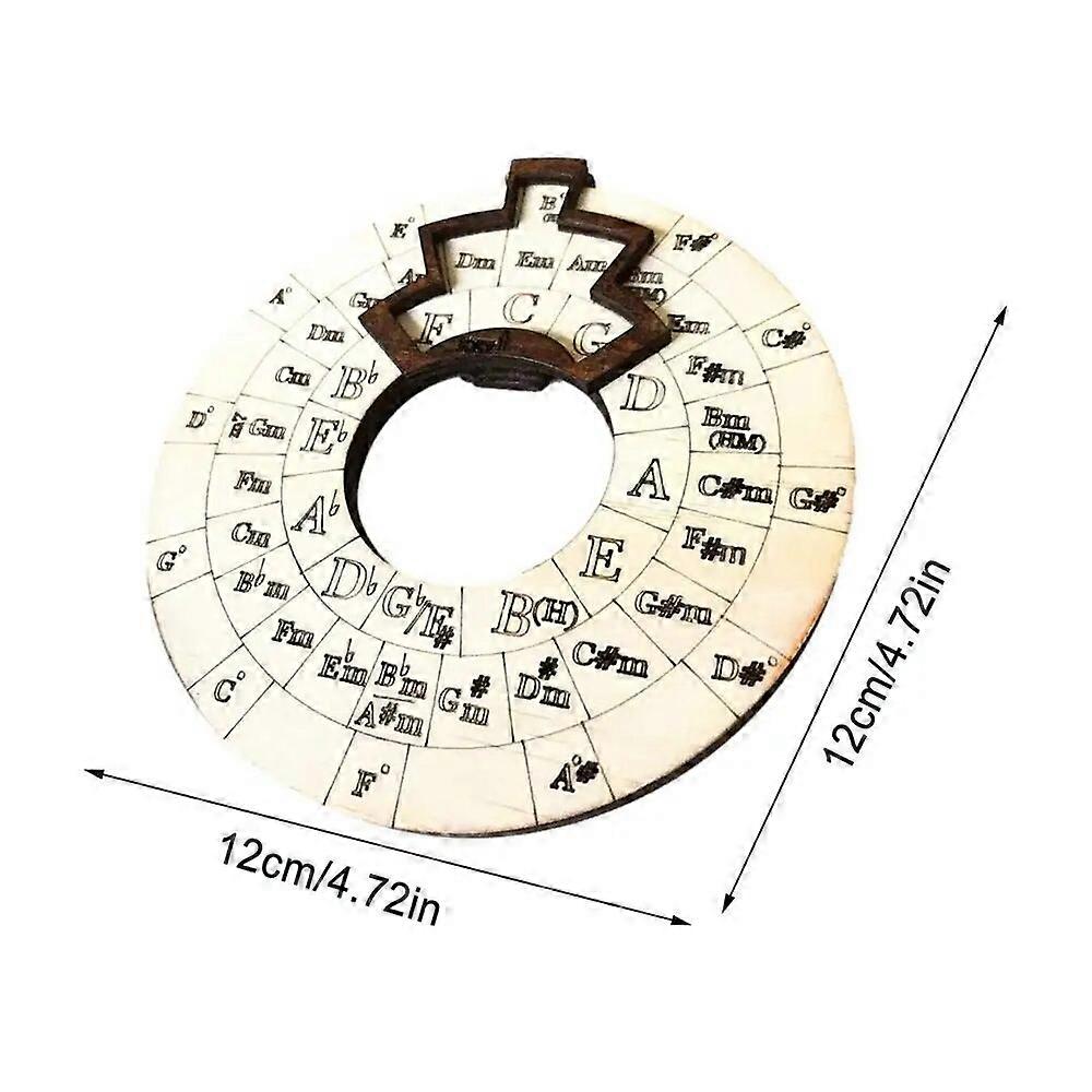 Circle Of Fifths Wheel Wood Chord Tools Circle Wheel Expand Your Playing Ability Song Writing And Music Exploration Must Have