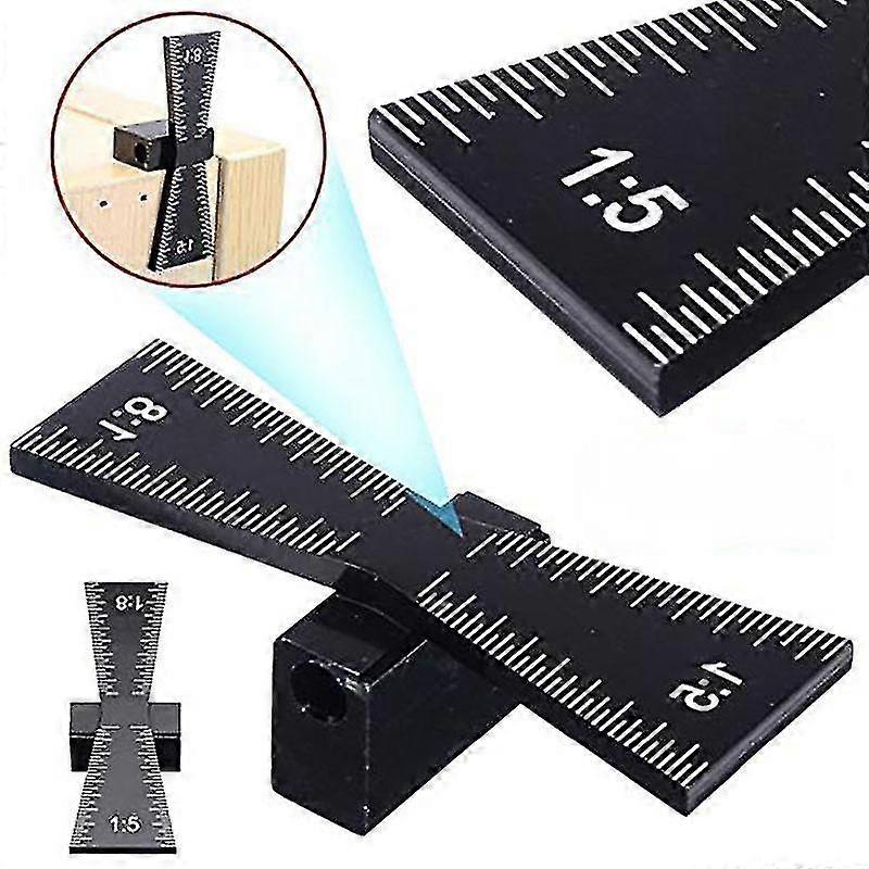 Aluminum Alloy Hand Cut Wood Joints Gauge Dovetail Guide Too