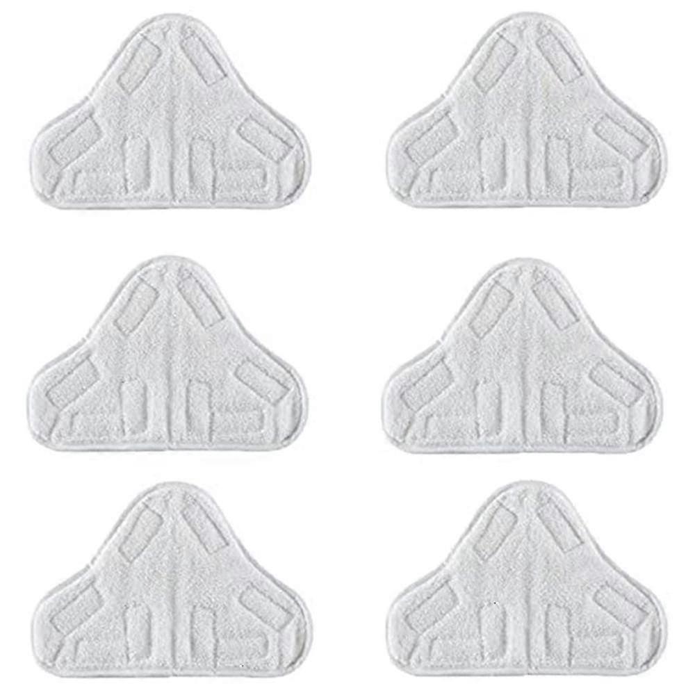 6 Pack Washable Microfibre Steam Mop Pads Floor Replacement Pads