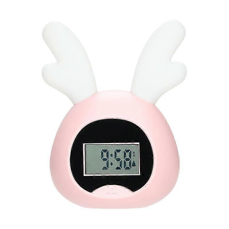 New Plastic Alarm Clock Small Desktop Clock Rabbit Ear Style Alarm Clock