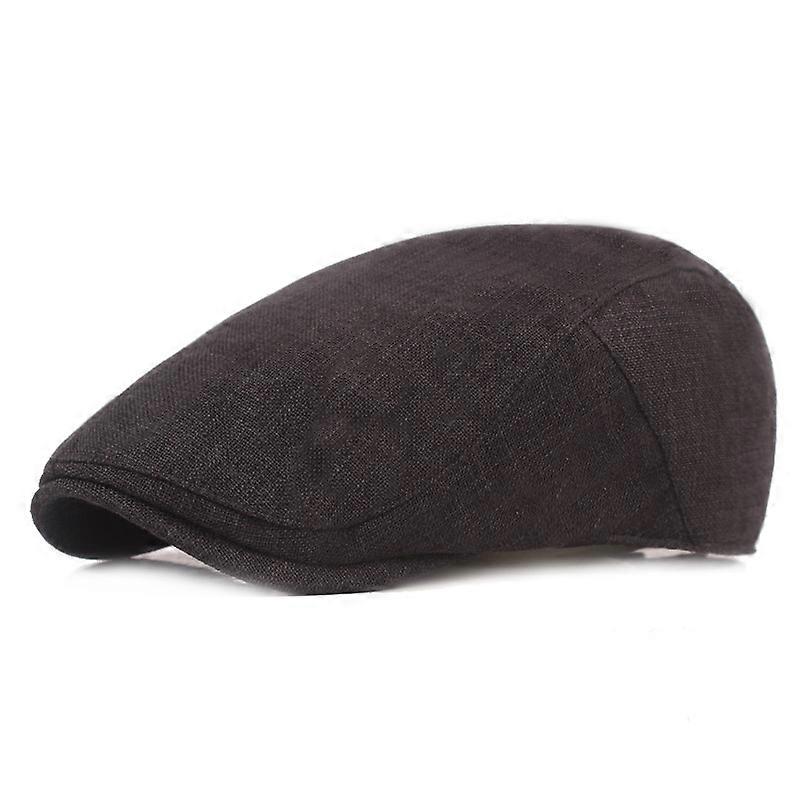 Men's Adjustable Flat Beret Caps Baker Boy Hat Flat Caps Autumn W