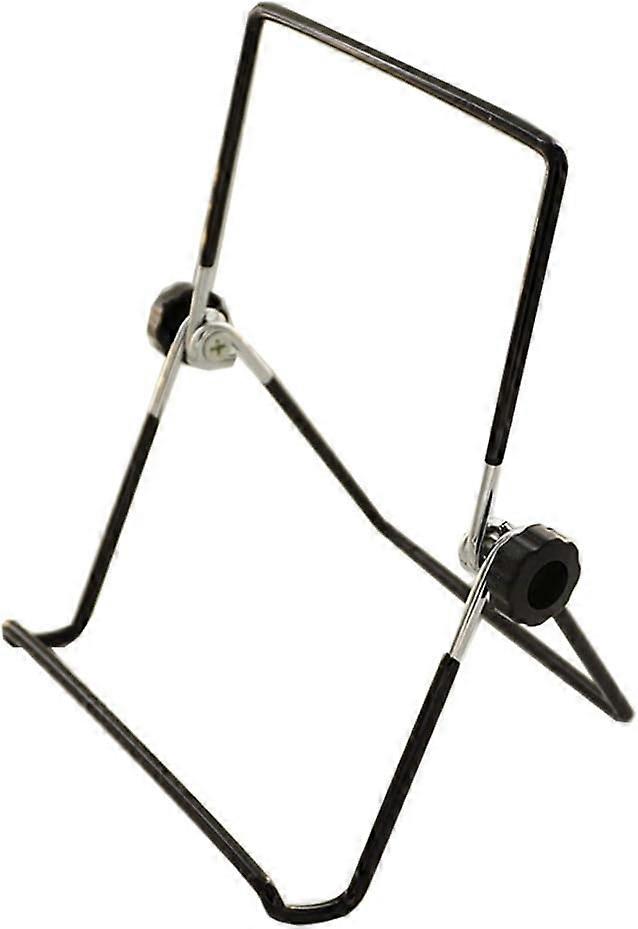 Adjustable Iron Poster Easel Holder Foldable Shelf Stand Holder, Black Frames