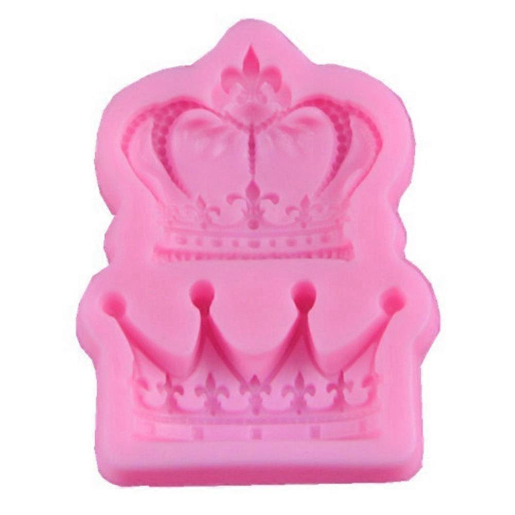 Silicone Crowns Shape Fondant Molds Biscuits Tray Cake Decorating Tool Bakeware Kaesi
