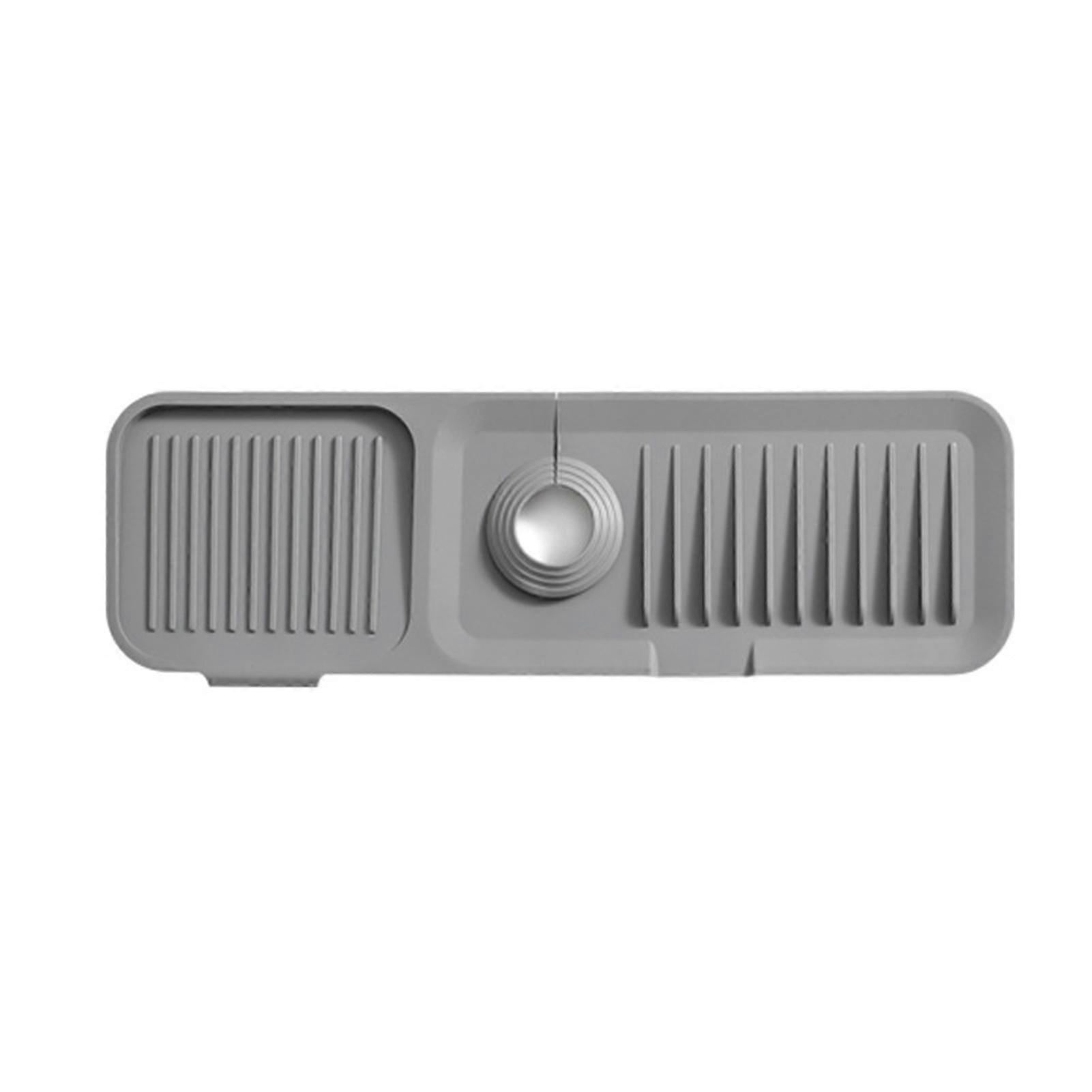 Drain Pad Waterproof Cuttable Aperture Anti-slip Strip Splash Proof Foldable Anti-deform Faucet Mat for Home KAESI