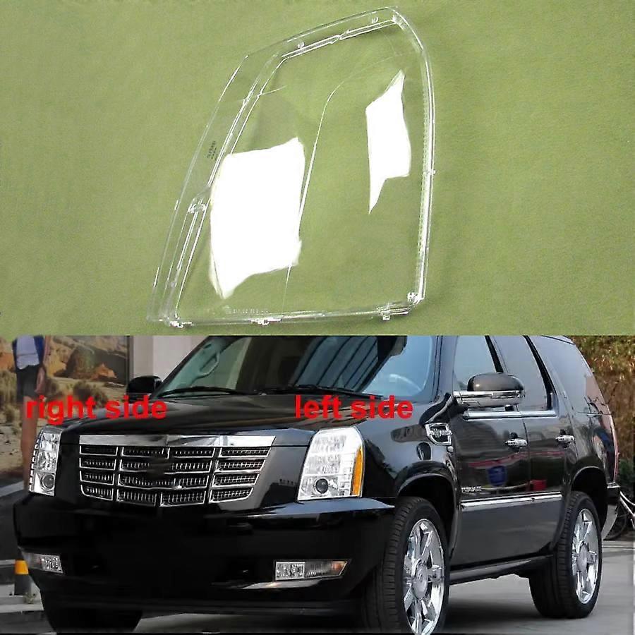 For Cadillac Escalade 2006-2013 Headlight Cover Transparent Headlamp Lamp Shell Lens Replace Original Lampshade Plexiglass