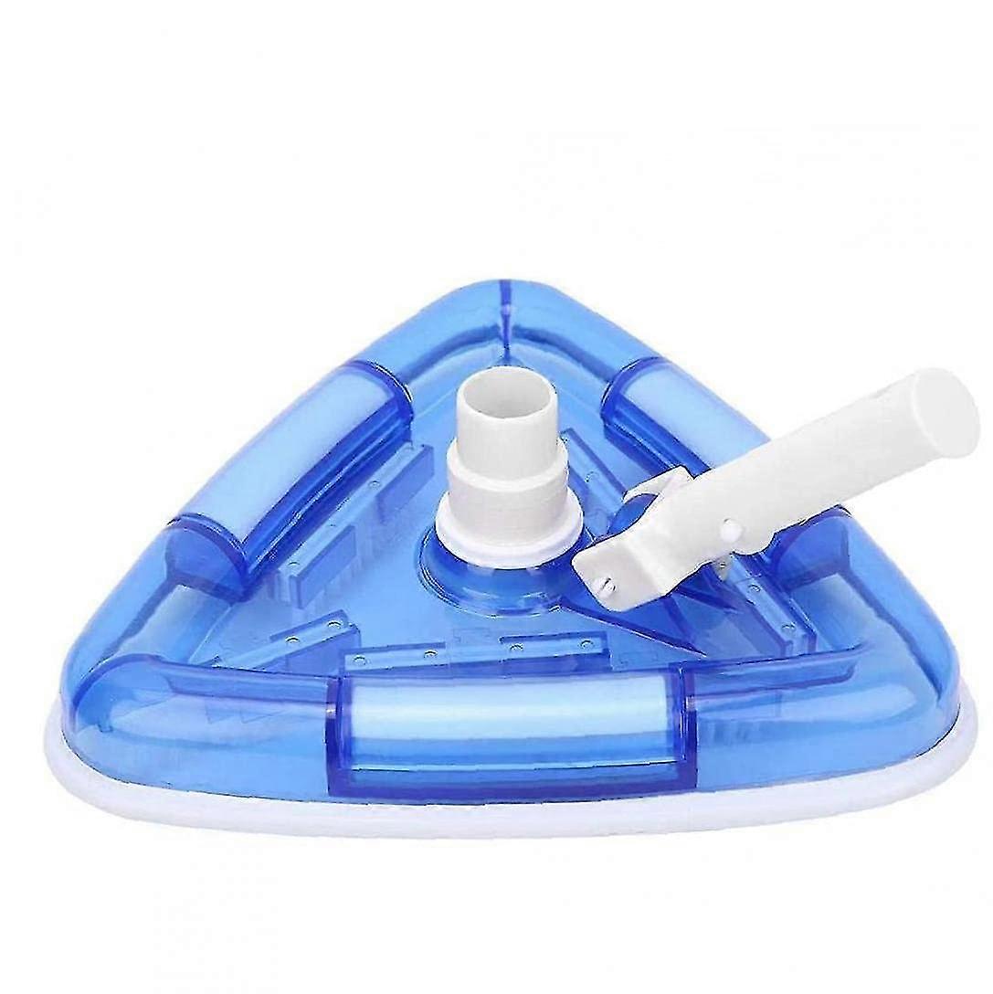 Swimming Pool Suction Head Transparent Triangular Vacuum Floor Head With Brush Hose Interface