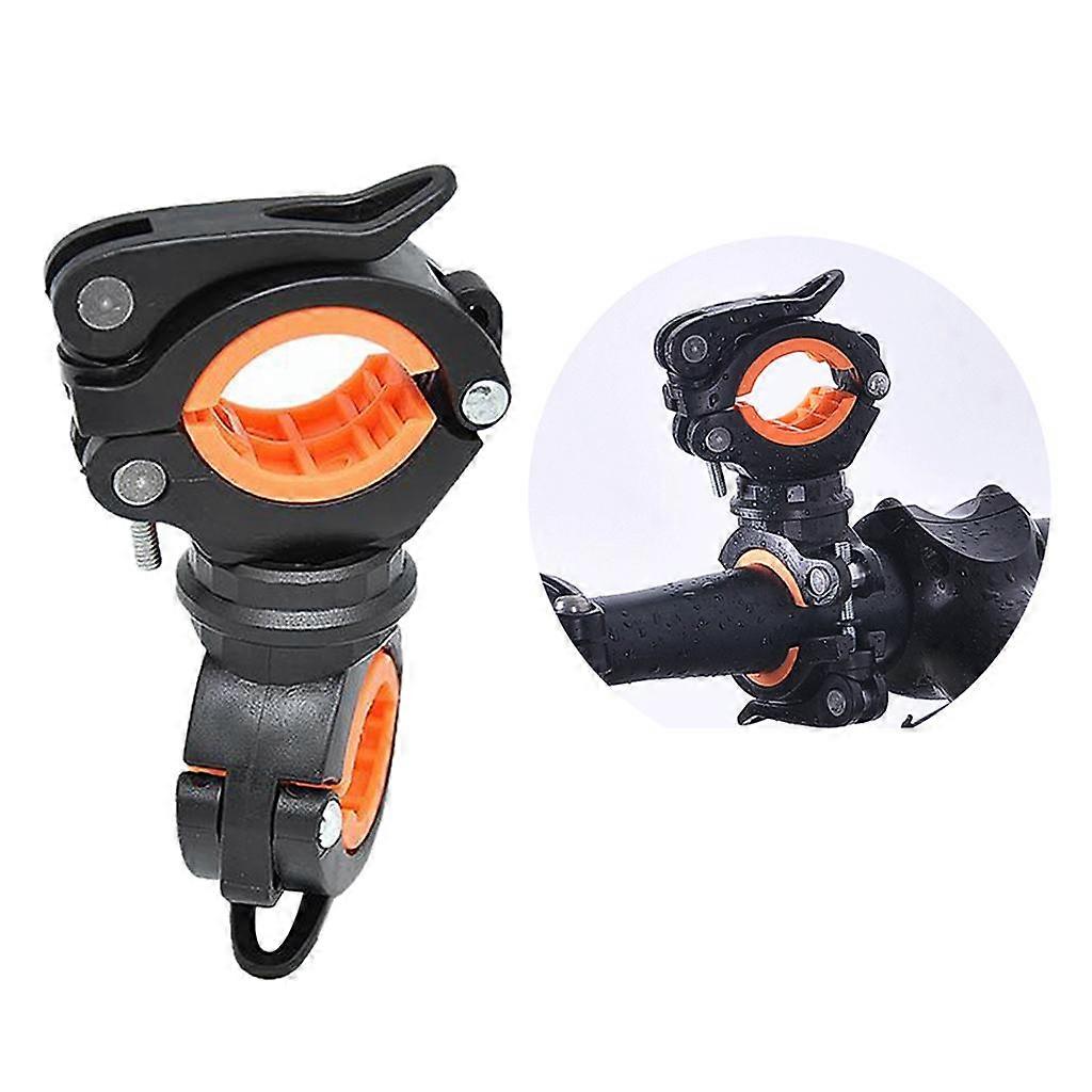 360FLASHLIGHT HOLDER MOUNT  MOUNTING BRACKET FLASHLIGHT HOLDER TORCH CLIP - Black, 10x5.6x3.2cm