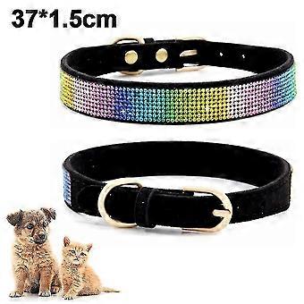 Girl Dog Collar For Medium Dogs,cute Sparkle Nylon,pink Dog Collar