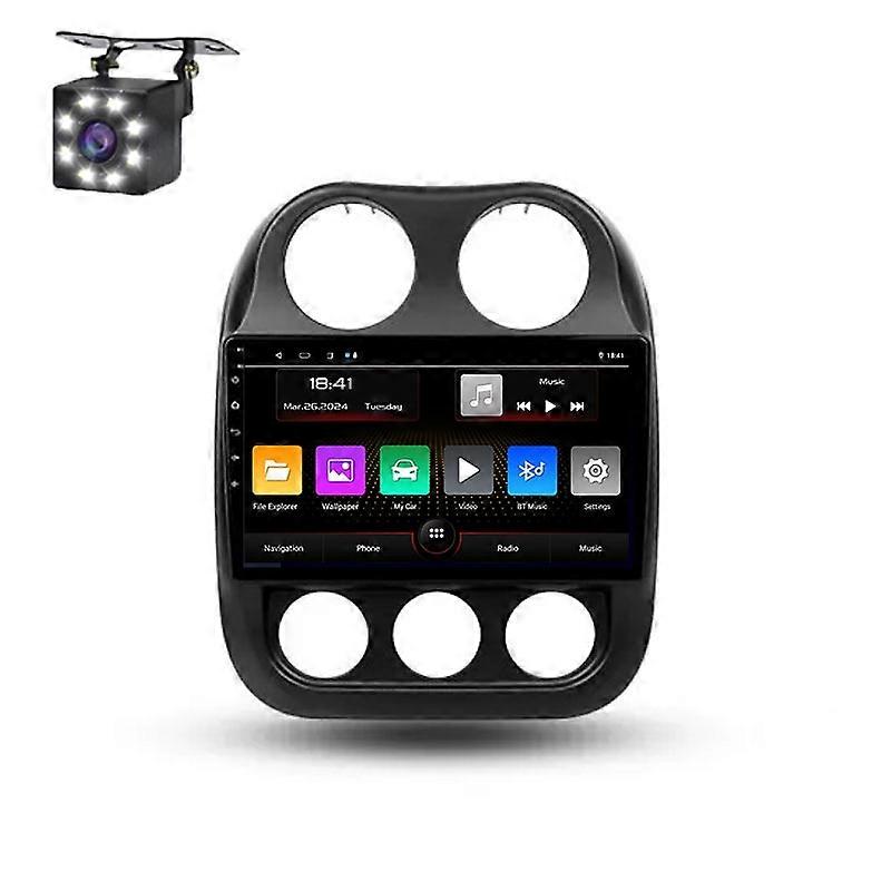 Car Radio For Jeep Compass 1 MK 2009 - 2015 Multimedia Video Carplay Navigation GPS