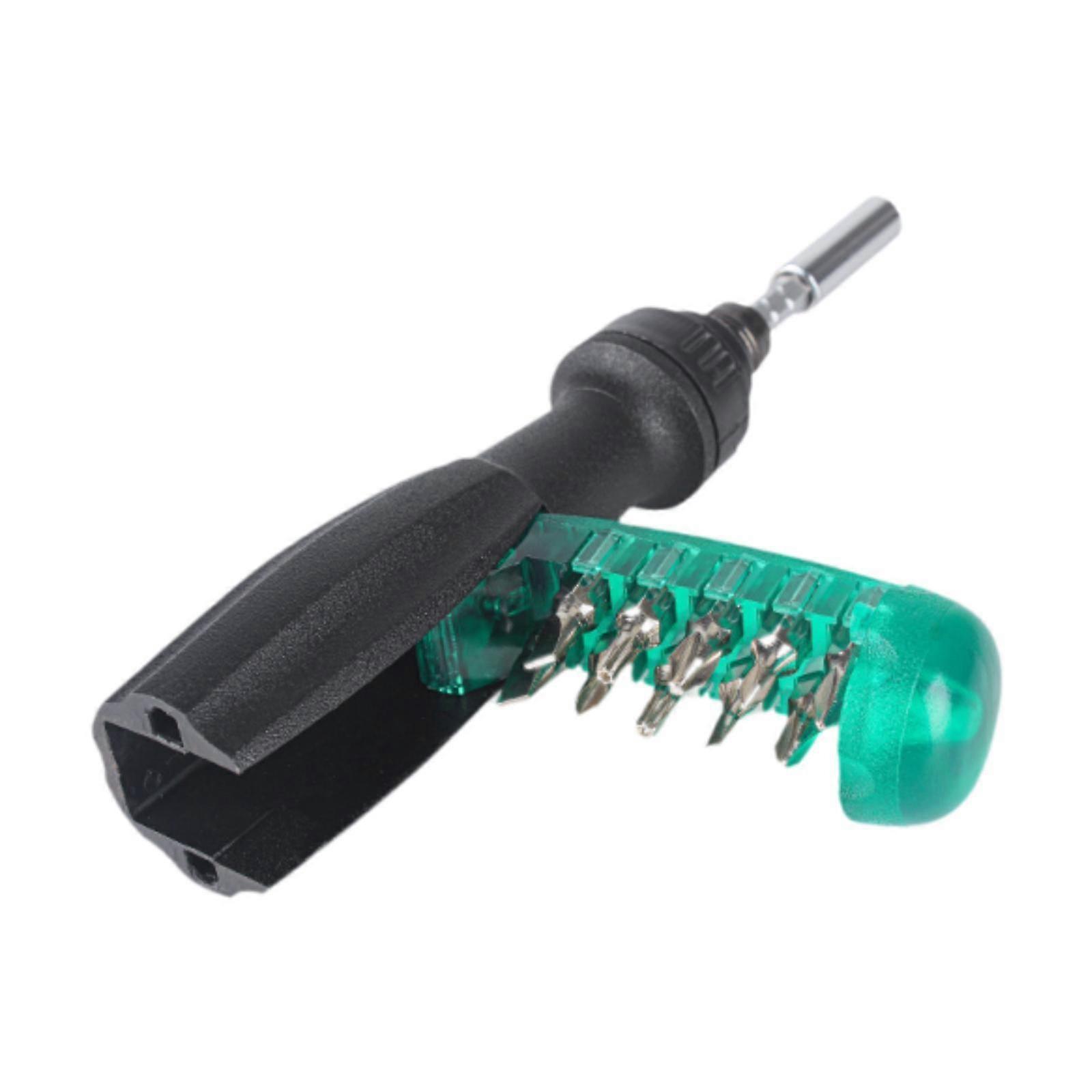 10 in1 Ratcheting Screwdriver Manual Tool for Garage Electronics Maintenance