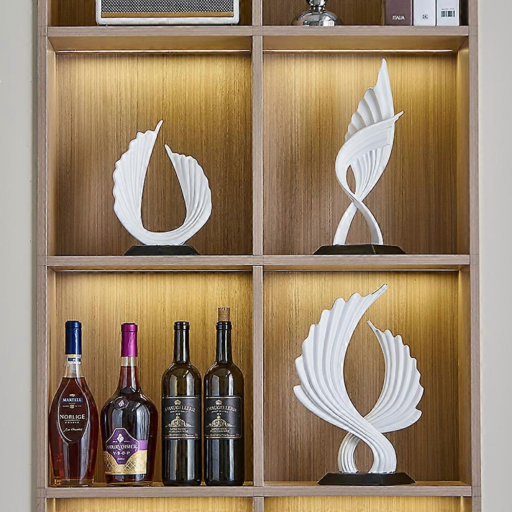 Abstract Art Statue Modern Living Room Ornaments Golden Sculptures