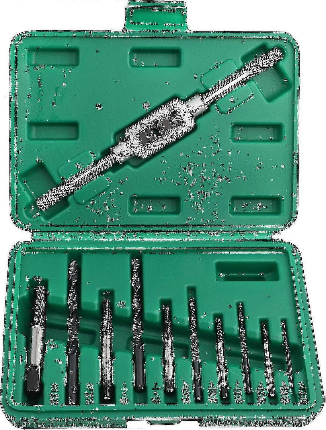 11pcs Broken Screw Extractor Broken Screw Drill Bits and Extractor Set Bolts Fasteners Removed Removal Tool