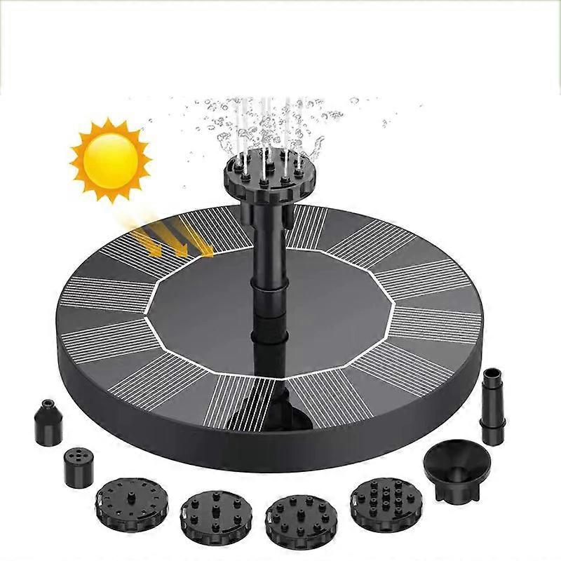 Mini Solar Powered Fountain | Solar Bird Bath Pump