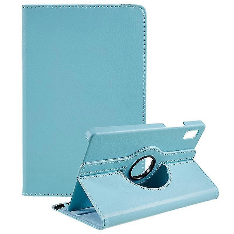 For Lenovo Tab M9 Tb-310fu Protective Case 360-degree Rotating Pu Leather Cover With Elastic Band