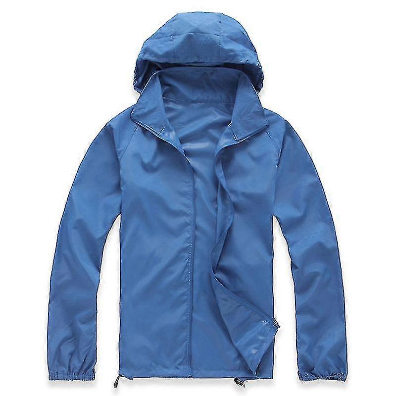 Unisex Quick-Dry Jacket Windproof Hooded Coat Outdoor