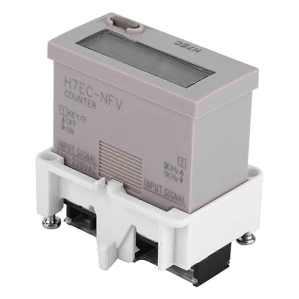 Digital Electrical Counter Totalizer with 8-Digit LCD Display, H7EC NFV, AC 110-220V