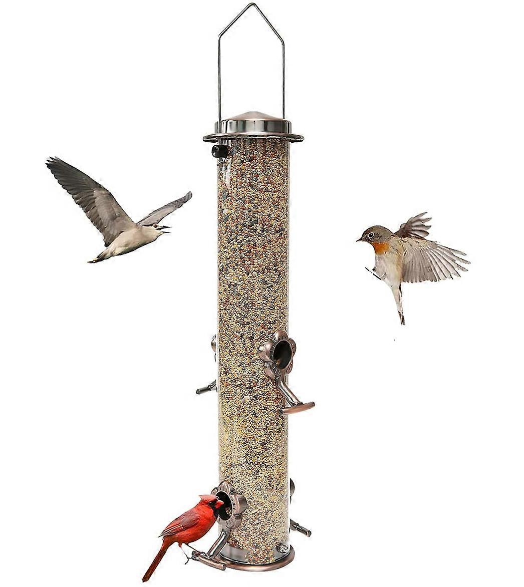 Mangiatoia per uccelli, Mangiatoia per uccelli appesa all'aperto, Mangiatoia per uccelli Sky Garden Yard, 4 porte di alimentazione