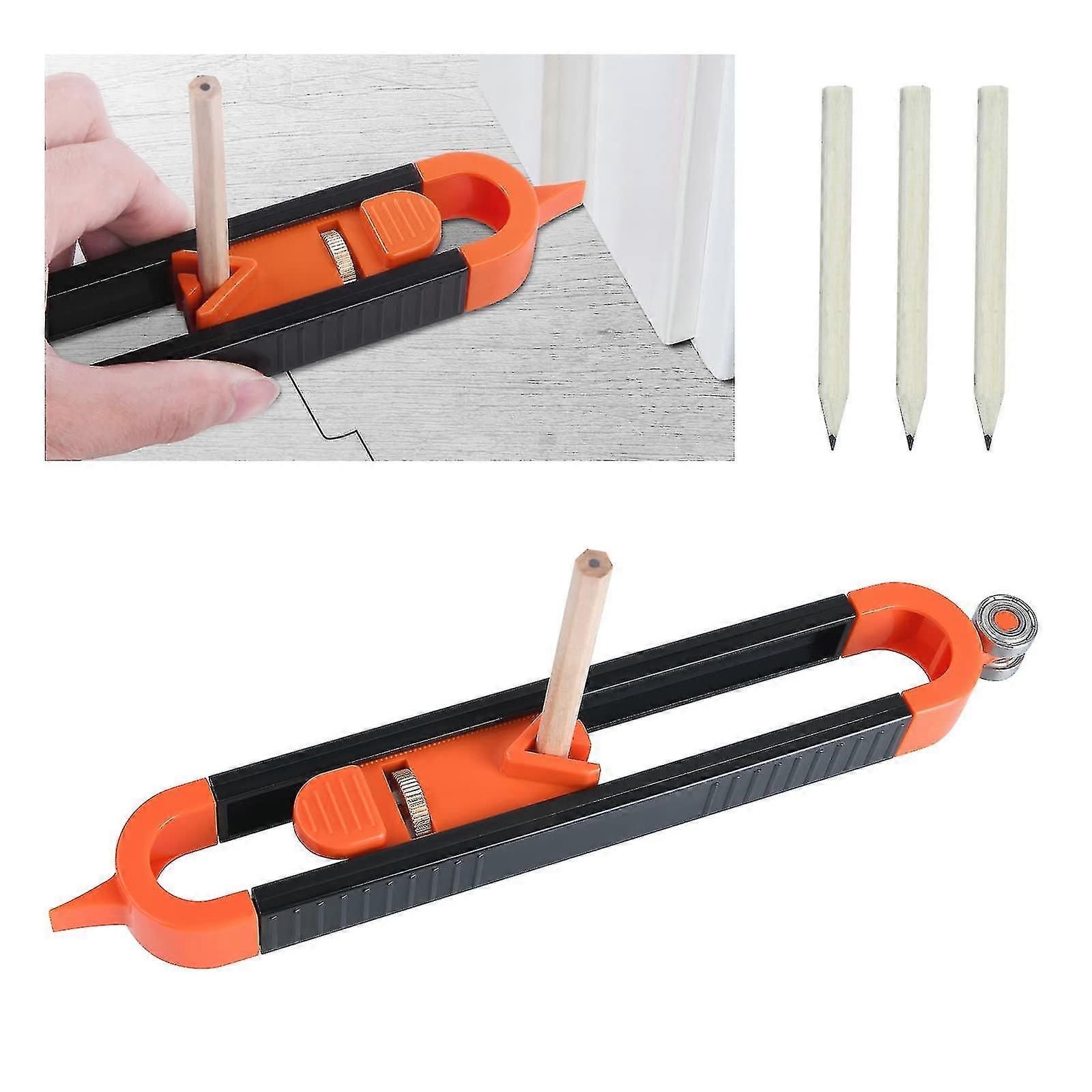 Contour Gauge With Lock, Profile Tool Woodworking Measuring Ruler Irregular Contour Duplicator Gauge Tools, Carpenter Gift-CE