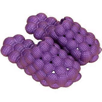 Funny Lychee Bubble Slippers, Super Soft Non-Slip Waterproof Summer Unisex Beach Massage Sandals Xmas Giftpurple240