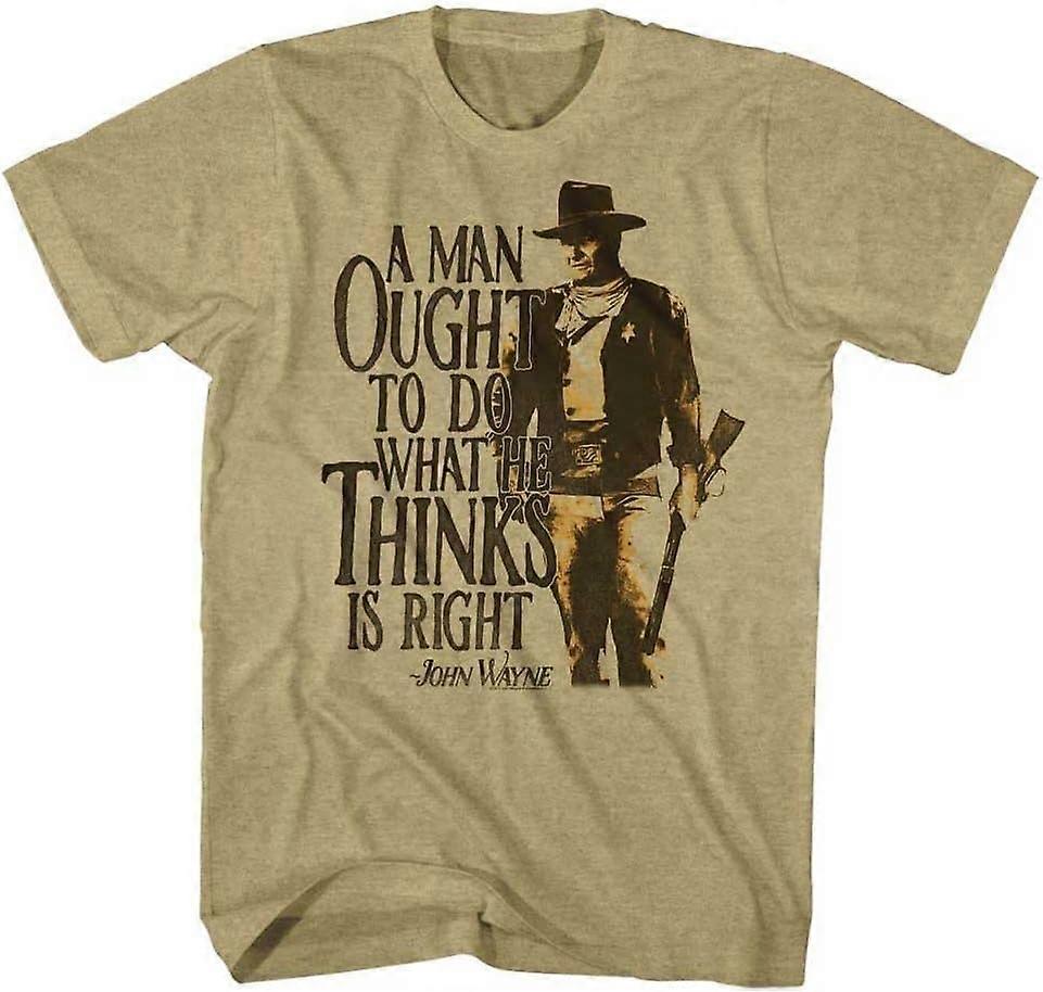John Wayne Camicia Fare Ciò Che È Giusto T-Shirt