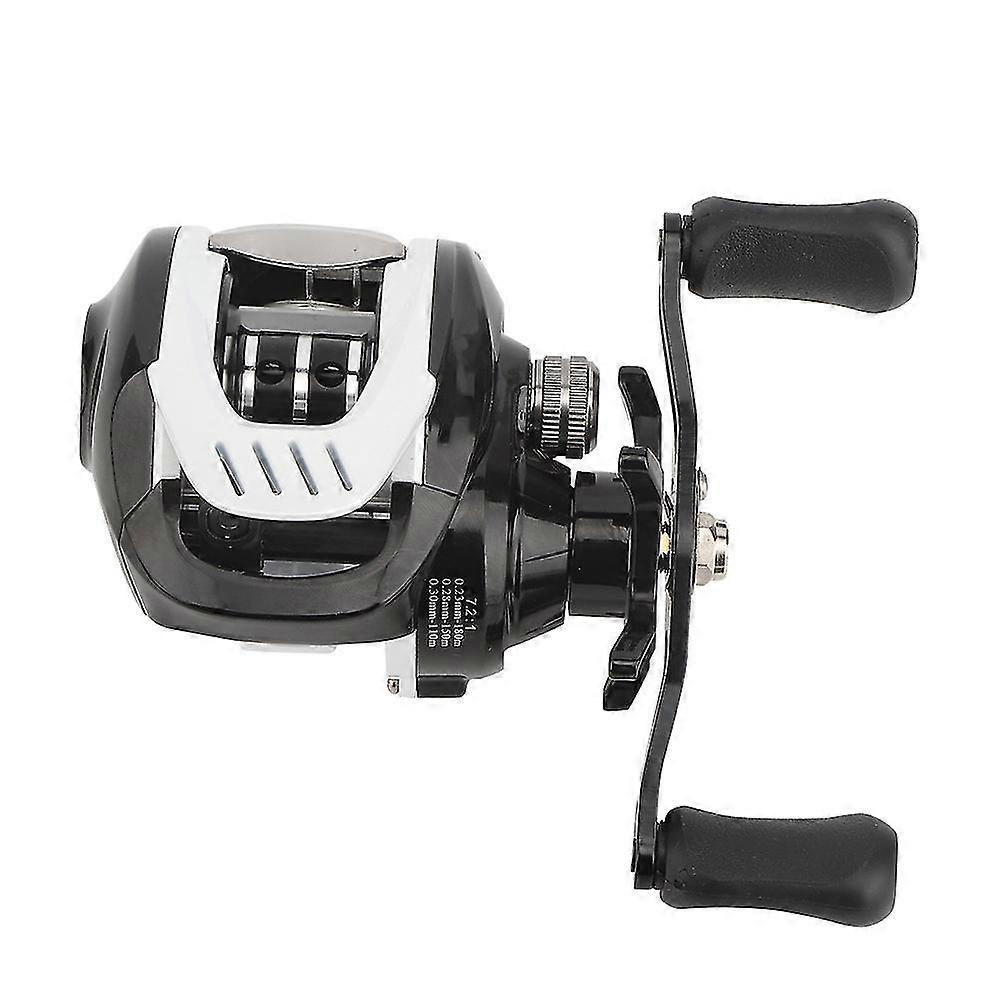 18 Shaft Low Profile Fishing Reel with Centrifugal Magnetic Double Brake System (Left Hand)