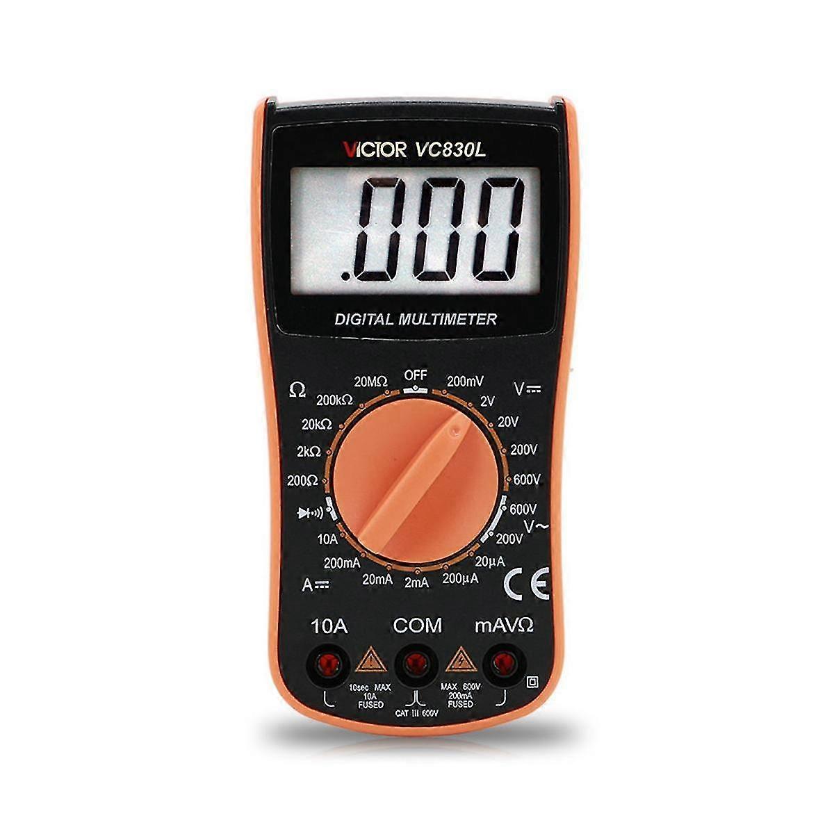 Victor Digital Multimeter Vc830l Digital Pocket Mini Household Electrician Multimeter High Precision Ammeter