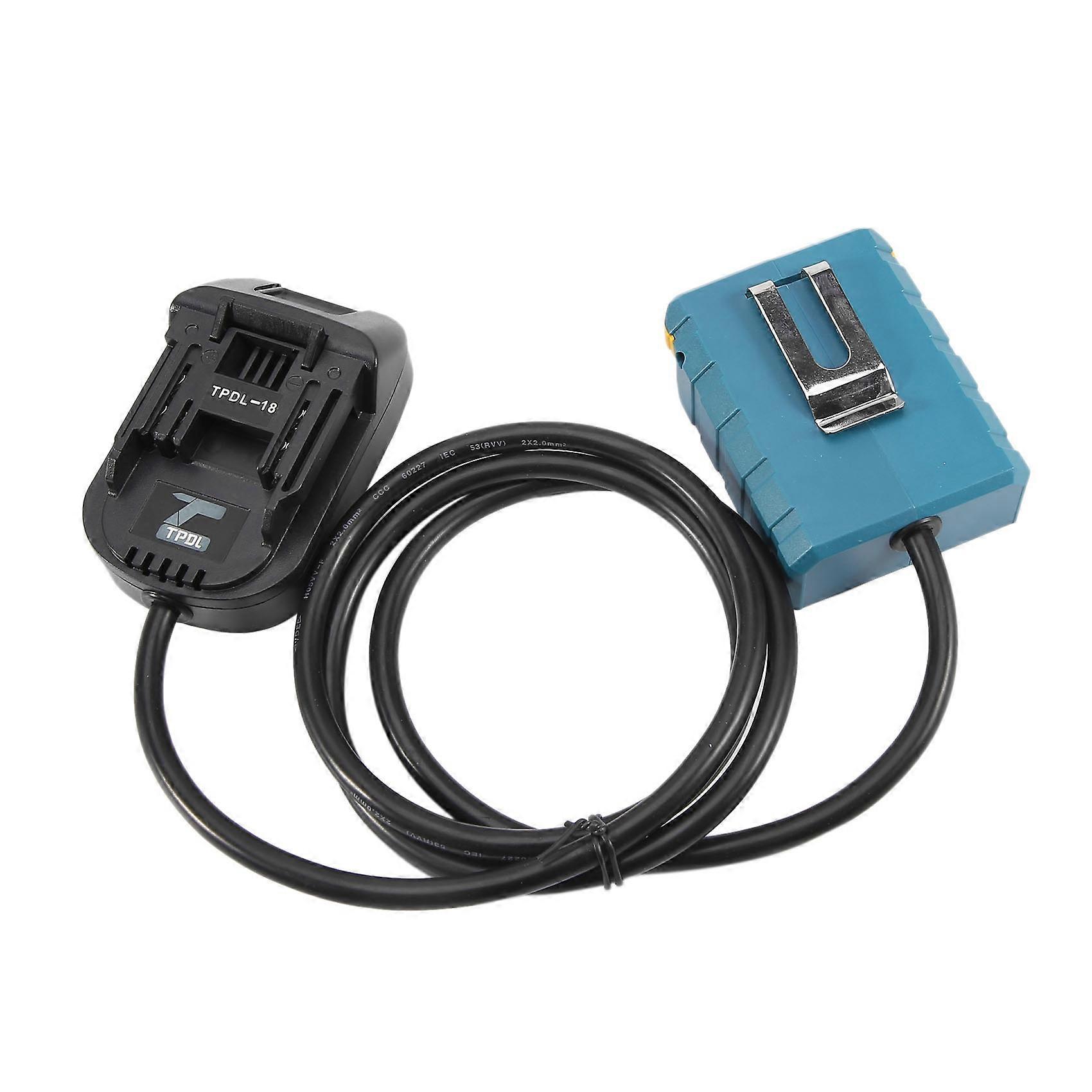 Battery Extension Cord Tool Li-Ion Battery Adapter Weight Reducer Suitable for 18V Lithium Batterie