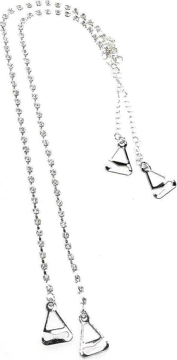Damer Rhinestone Bh Stropper Elastisk