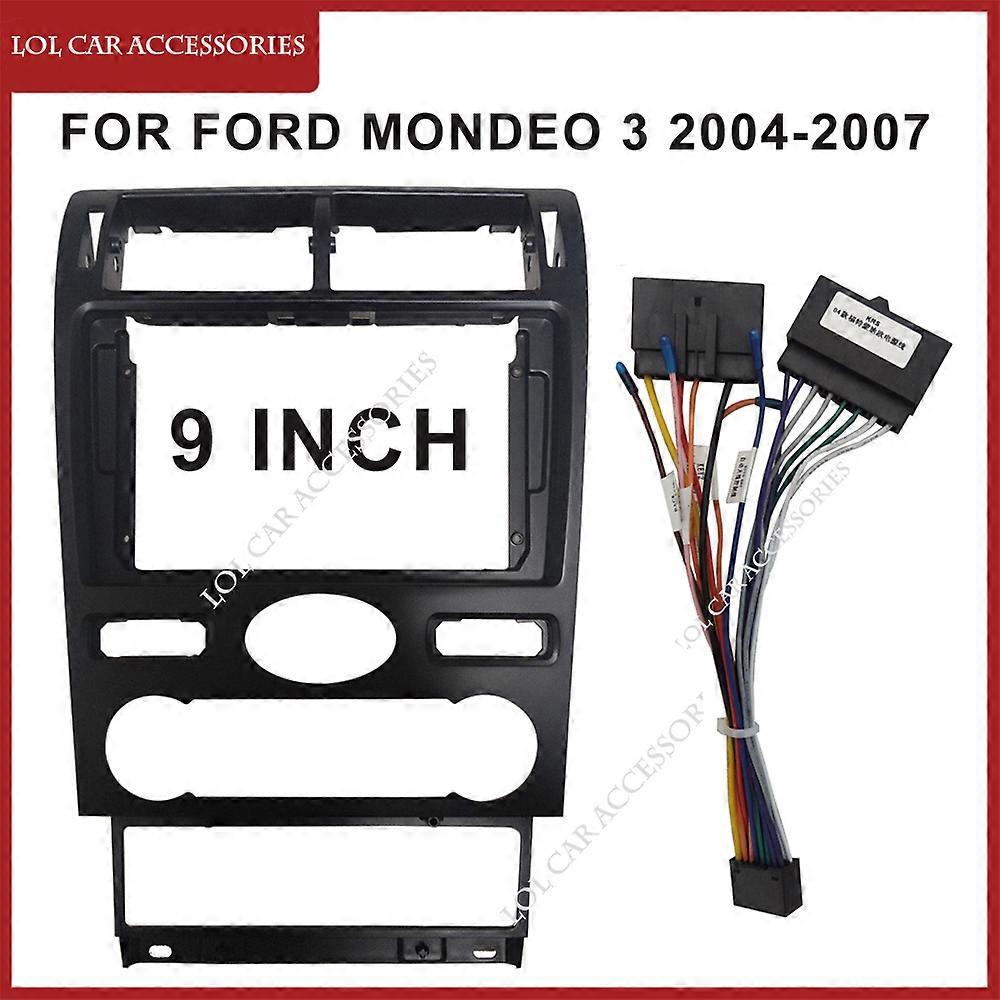 9 Inch For Ford MONDEO 3 2004-2007 Car Radio Android MP5 Player Stereo Casing Frame 2 Din Head Unit Fascia Dash Board Cover