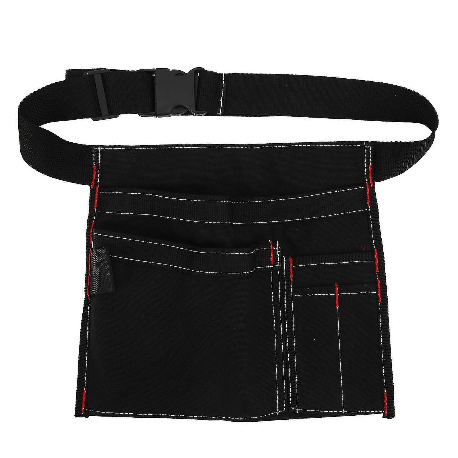 Canvas Waist Pouch Bag for Outdoor Tools with Multiple Pockets