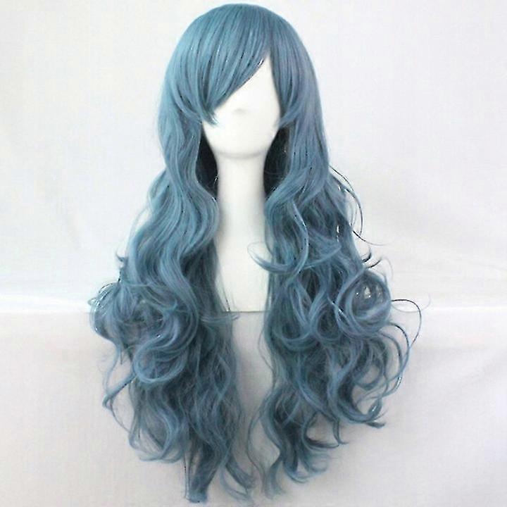 1 Lady Rökig blå peruk