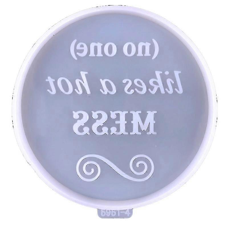 Round Er Epoxy Resin Mold Mat Mug Pad Silic Mould Diy Crafts Jewelry Home Rats Tool