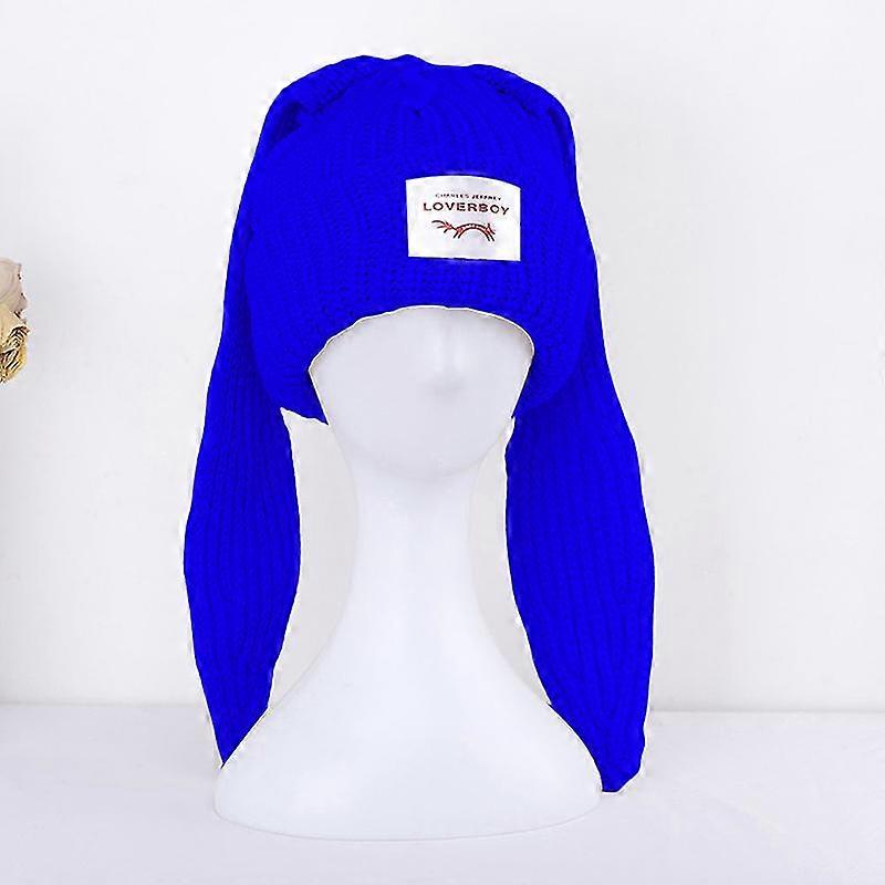 Kaninchen Langohrmütze Strickmütze Warme Mütze Unisex-Mütze Mütze Langohrmütze Hasenmütze