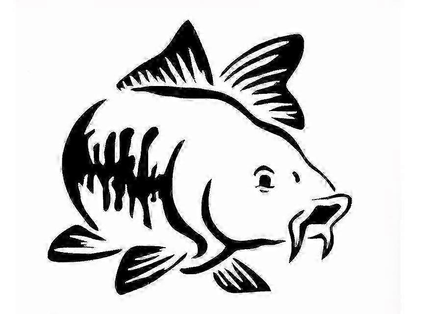 Carp Car Sticker