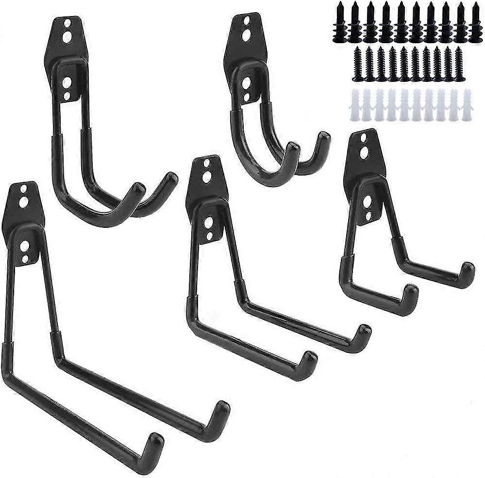 Utility Hooks Wall Mount Tool Holder U-hooks For Home Garage Storage Organizer Garden