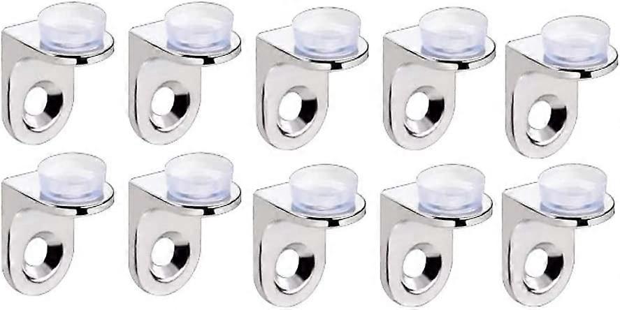10-Pack Mounting Brackets Fix Glass Shelf Bracket Nail Support With Chuck Wall Mount Bracket