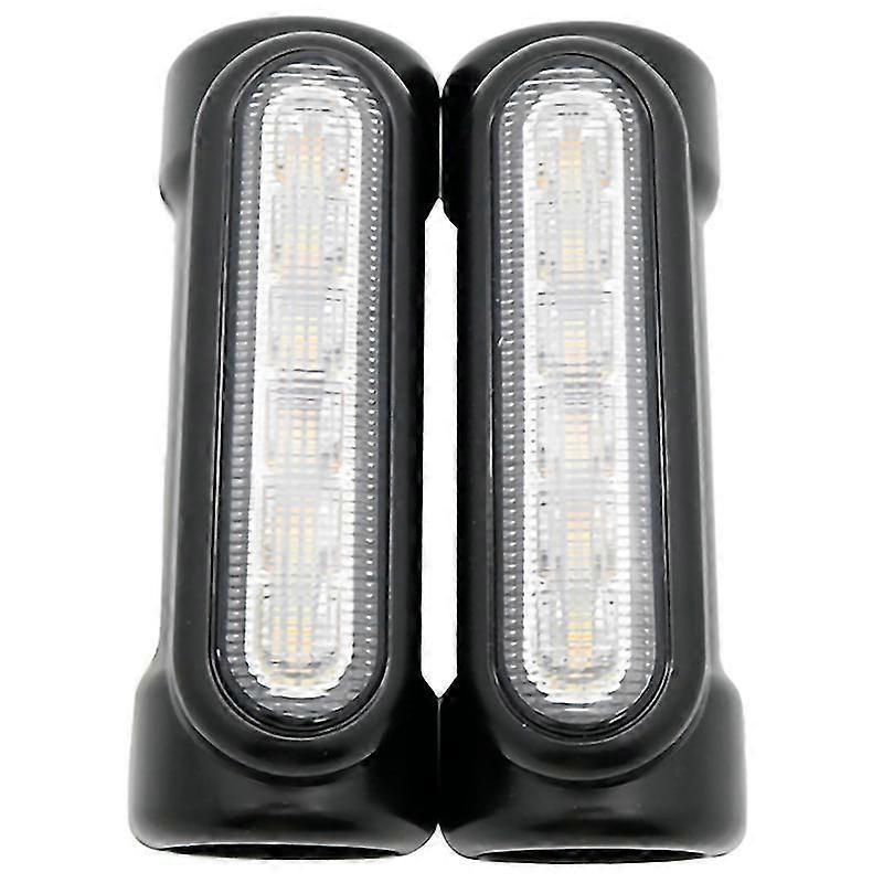 Motorcycle Led Highway Bar Switchback Driving Light/Turn Signal Light For (Black)