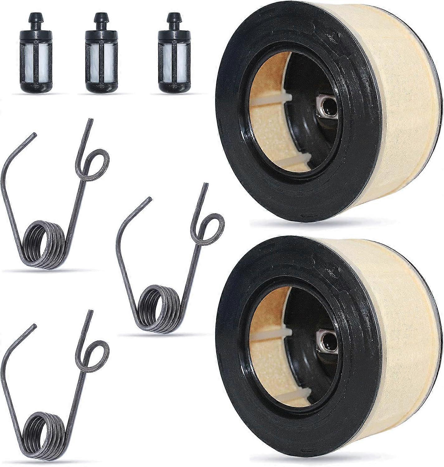 Air Filter Kit for Stihl MS231 MS251 MS271 MS291 MS311 MS391 Chainsaw, Air Filter + Fuel Filter + Return Spring Replacement Parts Replace 1141 120 160