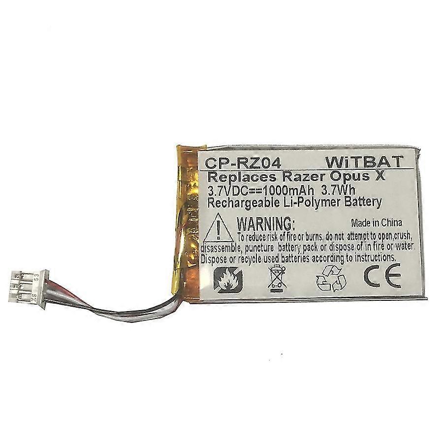 Compatible with Razer Opus X headset battery