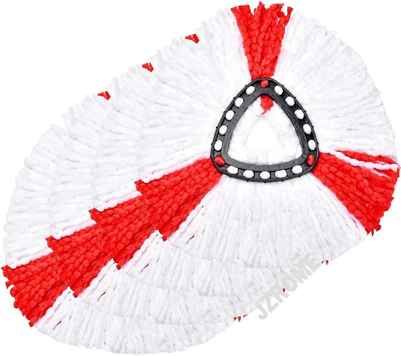 4 Pack Replacement Mop Heads 2 in 1 Microfiber Mop Head for Floor Cleaning