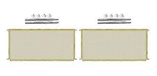 Folding Rectangular Dog Cage Door Fence Multifunctional Protective Fence Without Punching (2pcs)