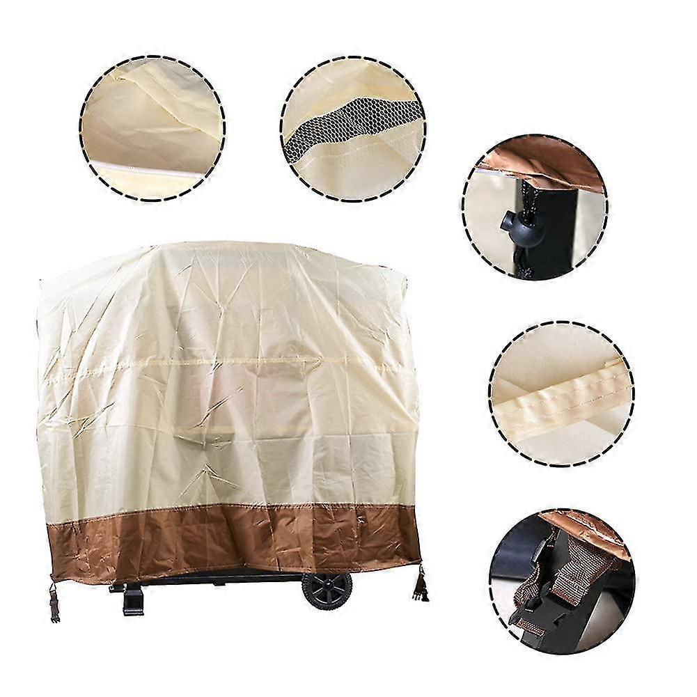 Barbecue Cover Gas Bbq Grill Cover Waterproof Dustproof Oxford Cloth Outdoor Protection Oven Cover 170 * 61 * 117cm