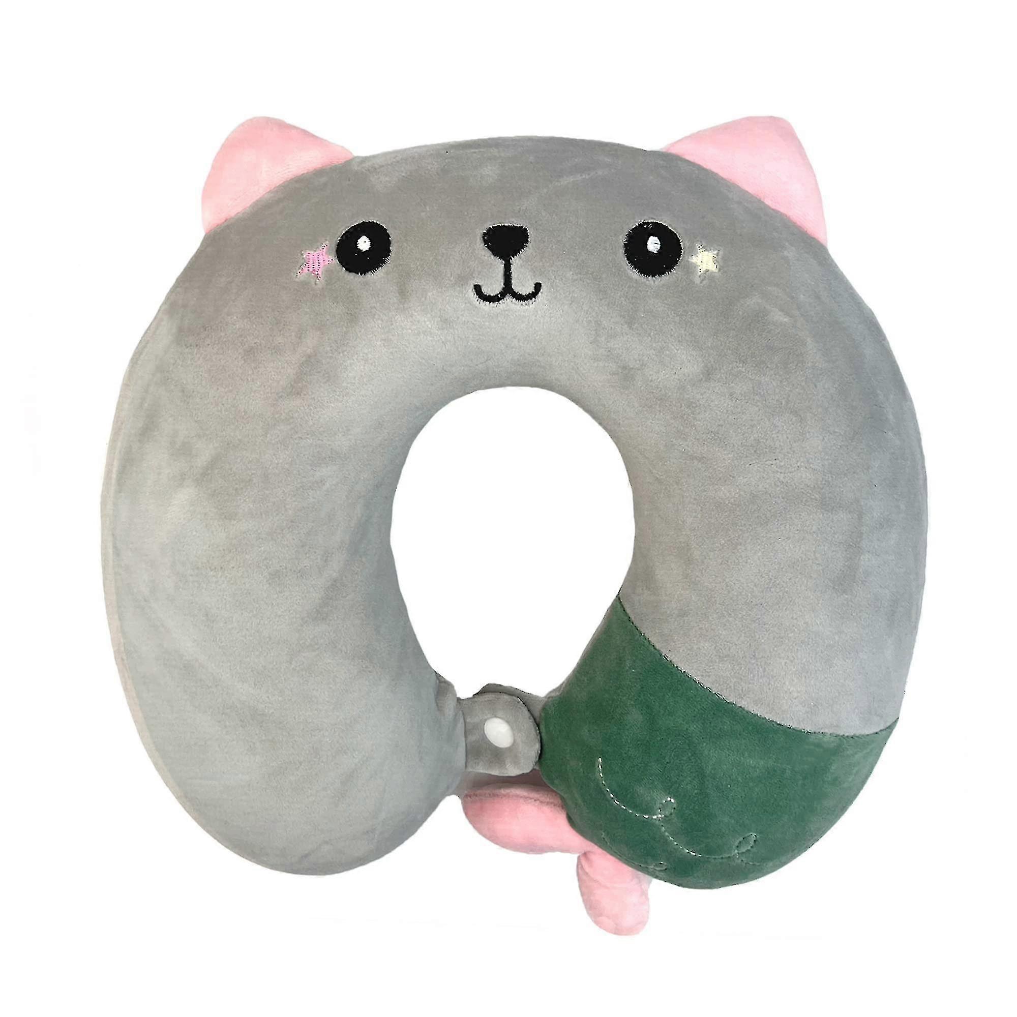 Neck Pillow Travel Pillow U-shaped Pillow Animal Portable Memory Foam Pillow