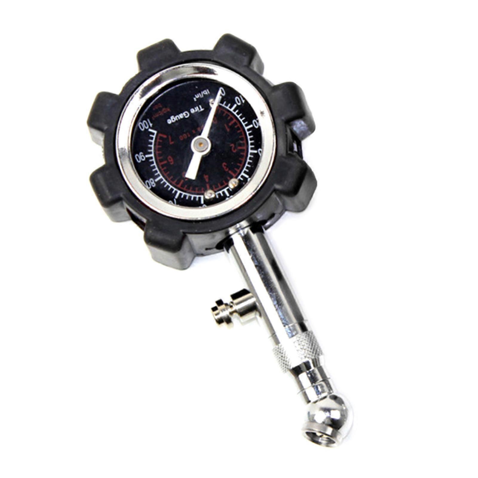 Høy nøyaktighet Dekk TrykkMåler Multifuncation Lufttrykk Meter Dial Type