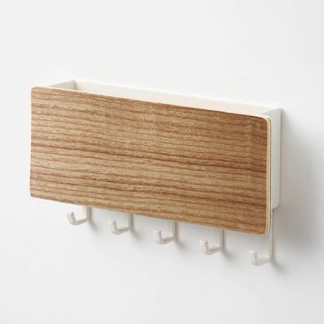 Wooden Mail Rack And Key Box Hook Key Holder Without Hole Wooden Wall Mounted Mail Rack 5 Wooden Hoo