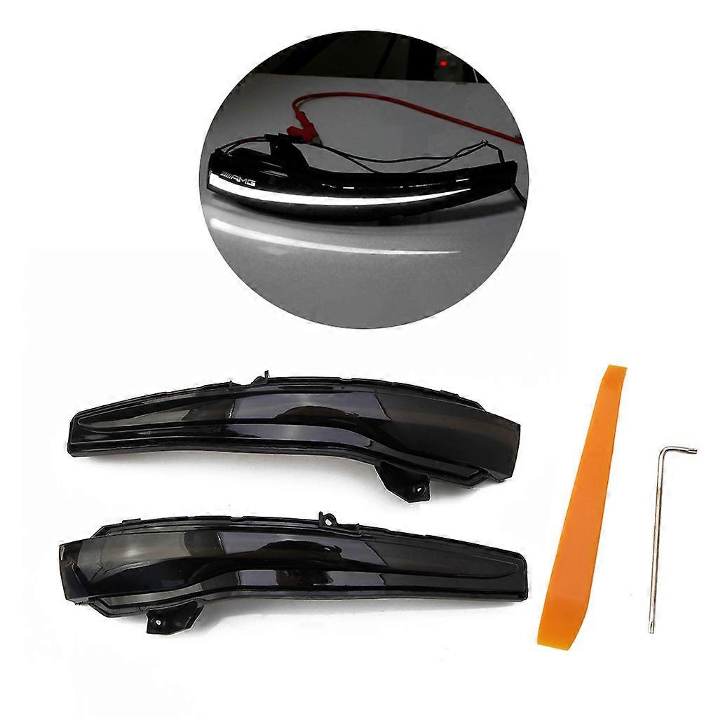 Rearview Dynamic Sequential Mirror Flowing LED Turn Signal for Benz-C253 X253 2x