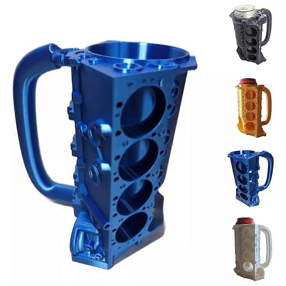 Engine Block Can Mug, Mechanic Engine Mug, Unique Mechanic Gift for Men